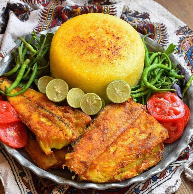 Fisch mit Safran und Gemüse – zartes Fischfilet mit mediterranem Gemüse und Safran