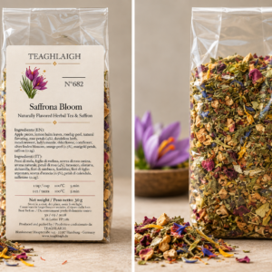 Saffrona Bloom loser Blütentee mit Rosenblüten und afghanischem Safran