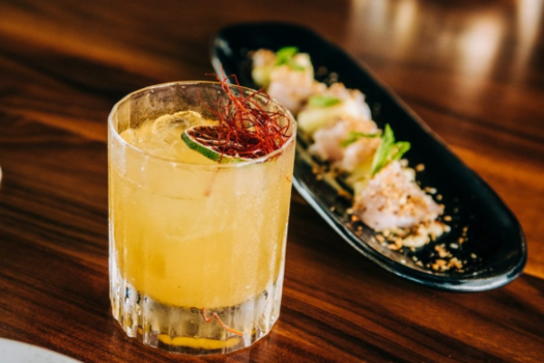 Yuzu-Honig-Safran-Drink